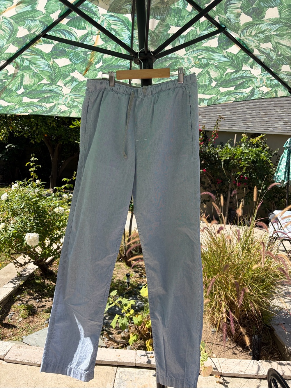 GAP Light Blue Women’s Drawstring PJ Bottoms